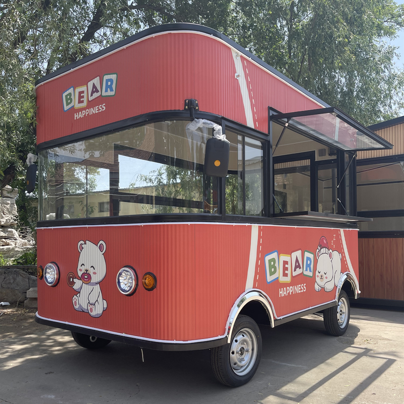 Habilidades manuais Frango frito móvel Coca-Cola Bebidas Alimentos Snack Truck Boutique Cart