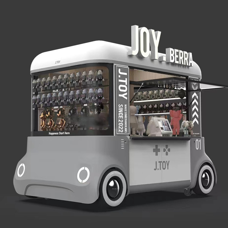 2023 Eletrodomésticos móveis Mercadorias Artesanato Loja de artesanato Van Truck Carrinho de reboque para hotéis