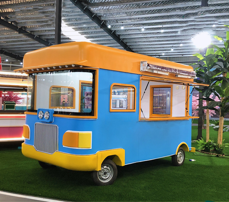 Customização Caminhão de alimentos móvel Citroen Caminhão de comida elétrica para cachorros quentes e sorvete