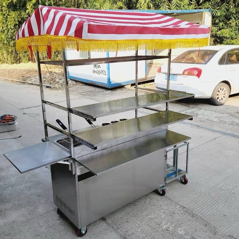 110v/220v Caminhão móvel de aço inoxidável para 2023