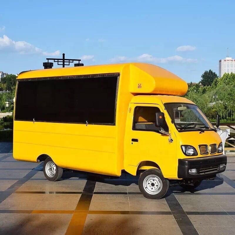 Máquinas de lanches ao ar livre Carrinho de comida elétrico com 2000W de potência e 220-480V de tensão